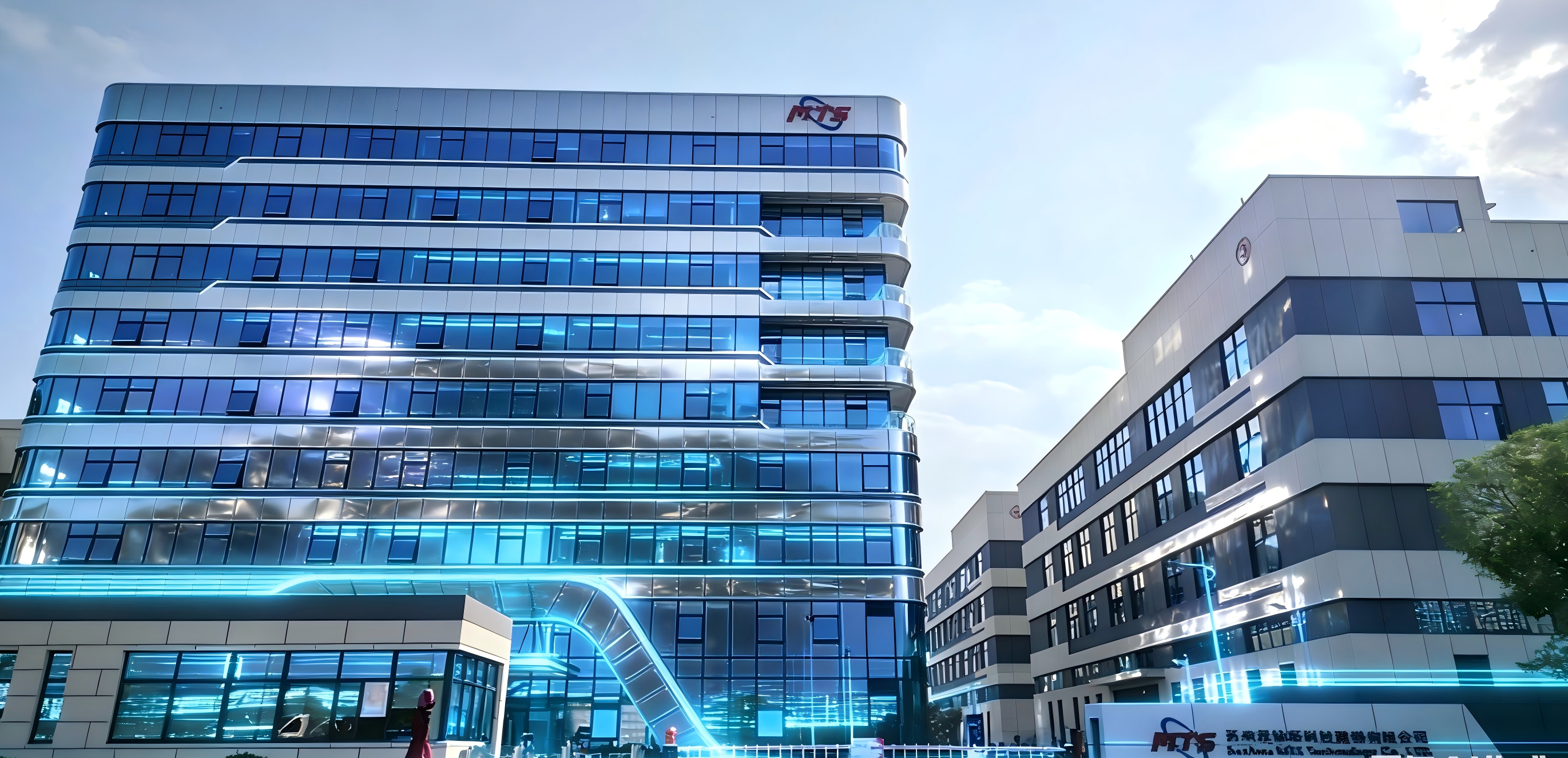 苏州茂斯特自动化设备有限公司厂区外观,现代化自动化设备制造企业,绿植环绕